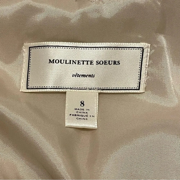 MOULINETTE SOEURS by ANTHROPOLOGIE Silk Blend Bow Dress - Picture 4 of 6
